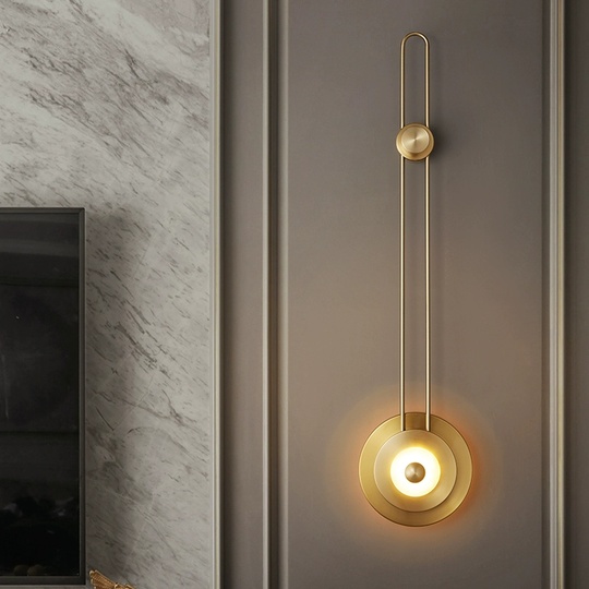 Настенный светильник, Бра HERRY 25*105, бронза, металл, LED.