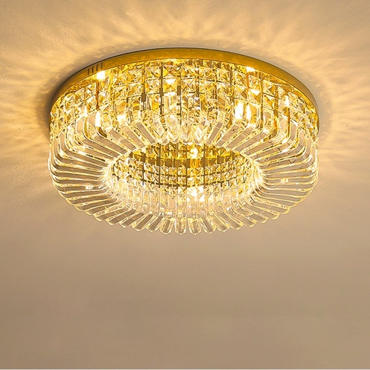 Люстра подвесная, золотой, кристалл, SOPHISTICATED 95*20, металл, LED.