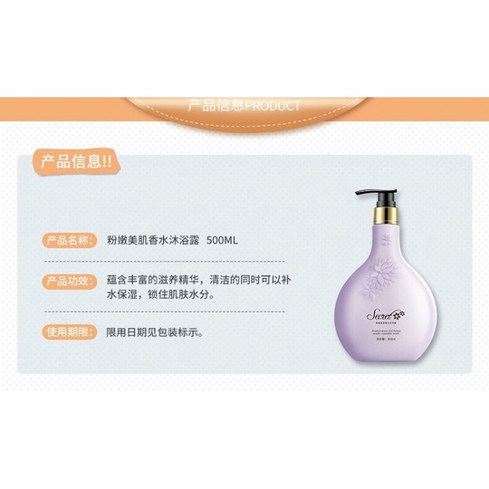 Парфюмированный гель для душа HOREC SECRET COOCSWEET