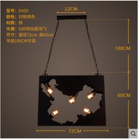 Дизайнерский светильник 72*60 см led, e14, железо, стекло