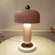Настольная лампа HOLLY, розовая, металл