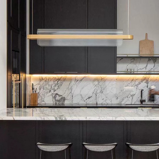 Светильник подвесной, медный, Eluvora, металл, 100*17 см, светодиодная, LED