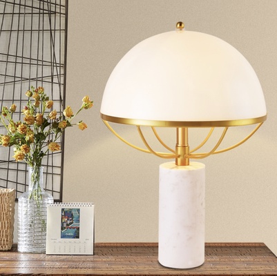 лампа настольная белая 51*37 см, Marble Umbrella, MAI HE MAI