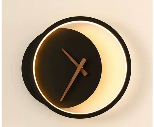 Настенный светильник, Бра, FRED 27*25, песочно-черный, металл, LED.