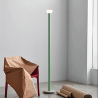 Торшер зеленый Elevith, 25*178 см, LED, мрамор металл, 10 Вт