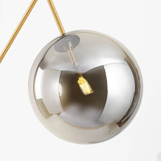 Торшер белый, золото Luminate, 120*175 см, LED, G4, мрамор металл, 10 Вт