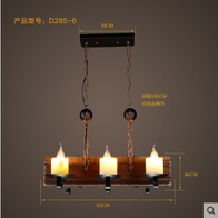Дизайнерский светильник Elvoria 55*46 см, led, e14, дерево, железо