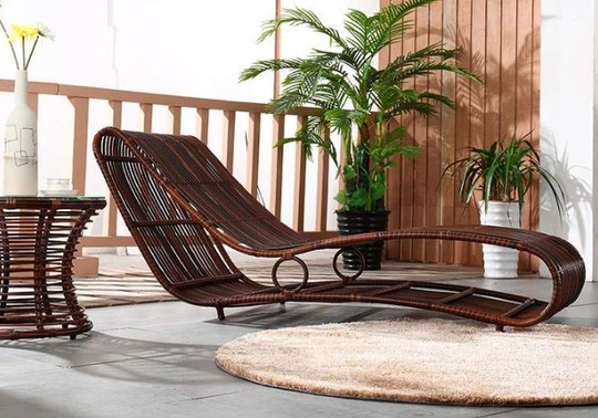 Шезлонг из ротанга Leaf sun