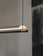 Люстра черная, белая Elystrin, металл, 30*13 см, светодиодная, LED