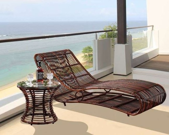 Шезлонг из ротанга Leaf sun