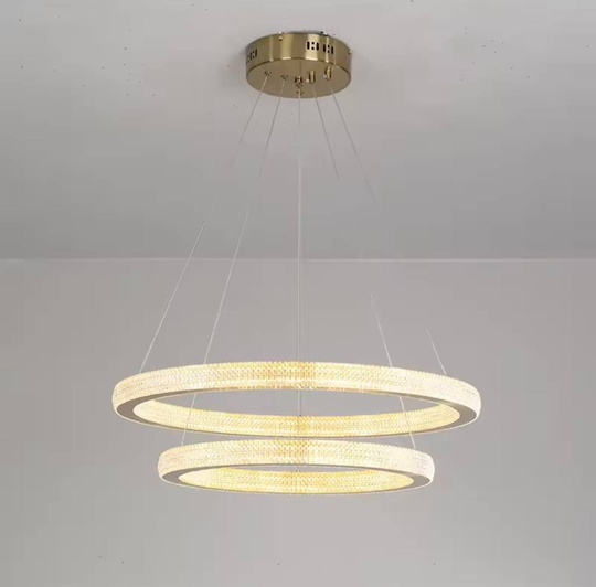 Люстра подвесная, медь, ПММА, MOWGLI 60*80 металл, LED.