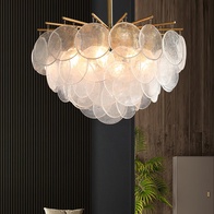 Светильник подвесной NIMBUS латунь золото, диаметр 80 см, постмодерн, e14, 40 вт