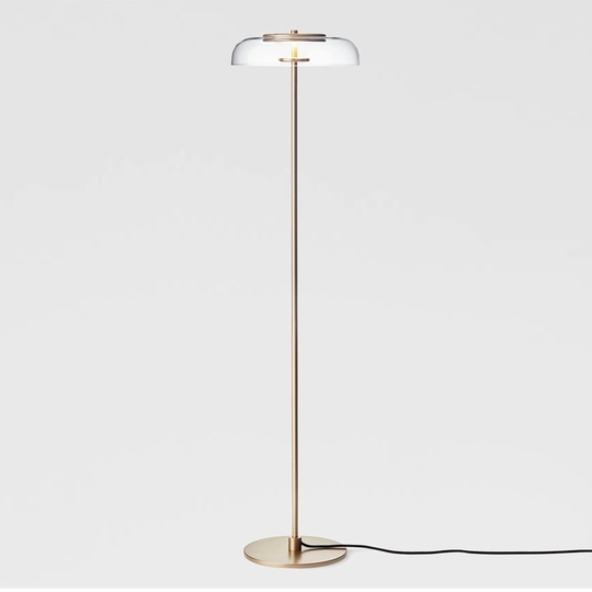 Торшер золото Glint, 23*23*120 см, LED, металл, 10 Вт