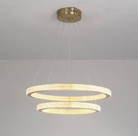 Люстра подвесная, медь, ПММА, MOWGLI 80*100 металл, LED.