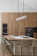 Светильник подвесной, черный, Elurix, металл, 210*10 см, светодиодная, LED