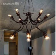 Дизайнерский светильник серый Elytrica, 82*51 см, led, e14, железо, стекло