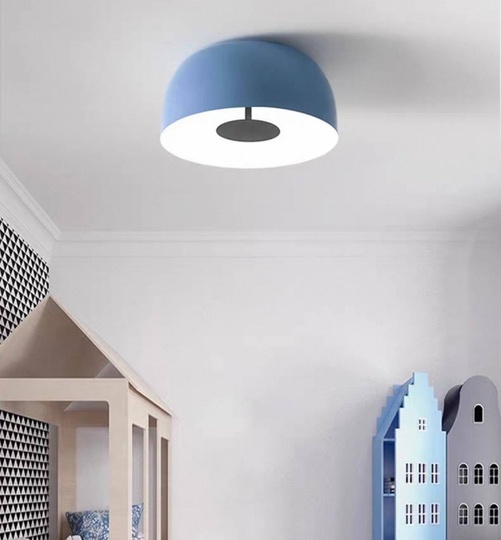 Потолочный светильник голубой Ultravex, металл, 41.8*25 см, светодиодная, LED