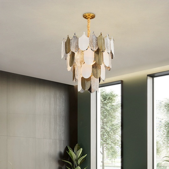 Люстра подвесная, медь, стекло, GUNCICEK 80*60, металл, Е14.