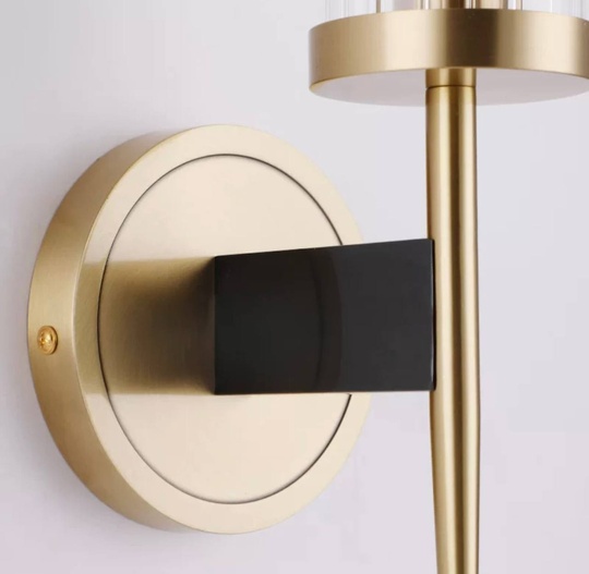 Настенный светильник DON, бра 12*40, бронза, металл, Е27.