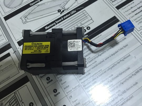 Вентилятор Dell 79WM9 Poweredge R430