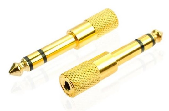 Аудио переходник 6.5 Jack - 3.5 Jack