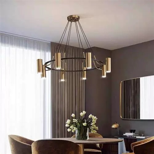 Люстра подвесная, бронза, ПММА, ALAN 70*150, металл, GU10