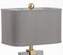 Настольная лампа серого цвета 38*63 см, My Interno Kingston