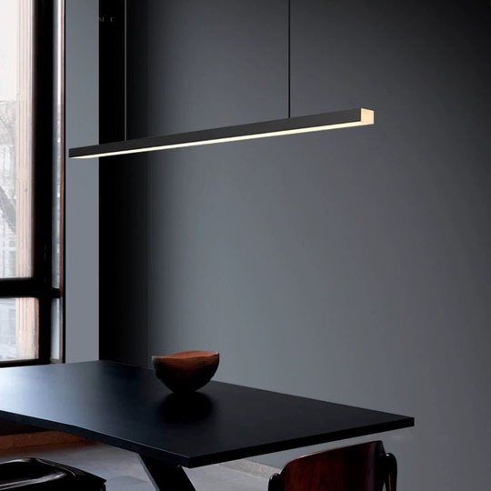 Люстра черная Lumis, металл, 88*200 см, светодиодная, LED