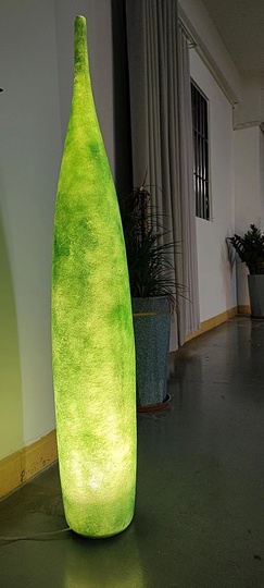 Зеленый торшер Artdesign в виде сосуда, светодиодный - Led, 29*142 см - Напольный светильник