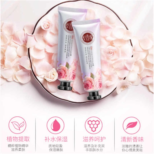 Питательный крем для рук с экстрактом розы