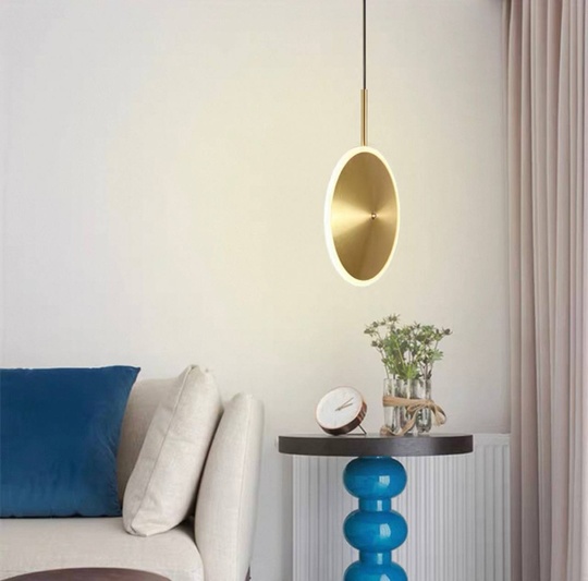 Светильник потолочный, золотой, Aluroph, металл, 30*30 см, светодиодная, LED