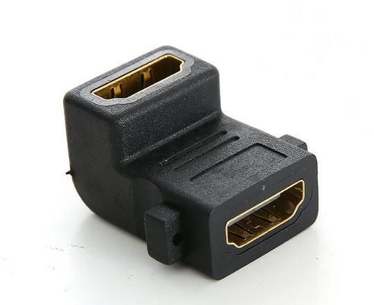 Переходник HDMI-HDMI 90 градусов