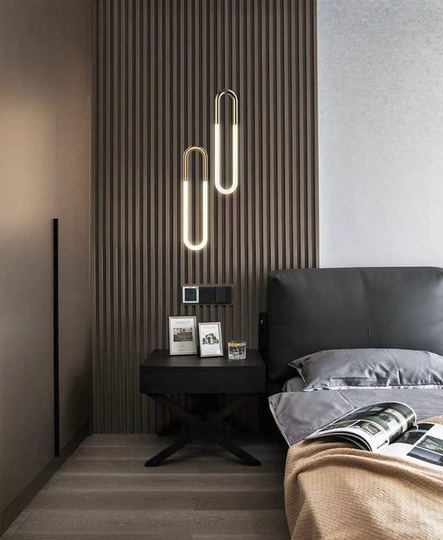 Светильник подвесной, бронзовый, Eldrisign, металл, 21*80 см, светодиодная, LED