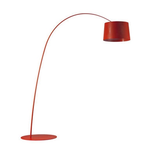 Торшер красный Ellivra, 200*220 см, LED, Е27*3, металл, 24 Вт