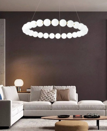 Светильник подвесной медный Uvloxi, медь, 80*10 см, светодиодная, LED