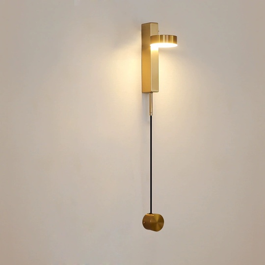 Настенный светильник медь LOPPA, Бра, 45*80, металл, LED.