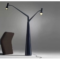 Торшер черный Alverix, 93*160 см, LED, смола, 36 Вт