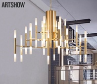 Дизайнерские светильник led 68*60 см, лампа накаливания, led, железо, плексиглас