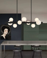 Люстра черная Zentronix, металл, 95*60 см, G9