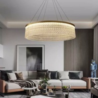 Люстра подвесная BONCUK 100*24 бронза, стекло, металл, LED.