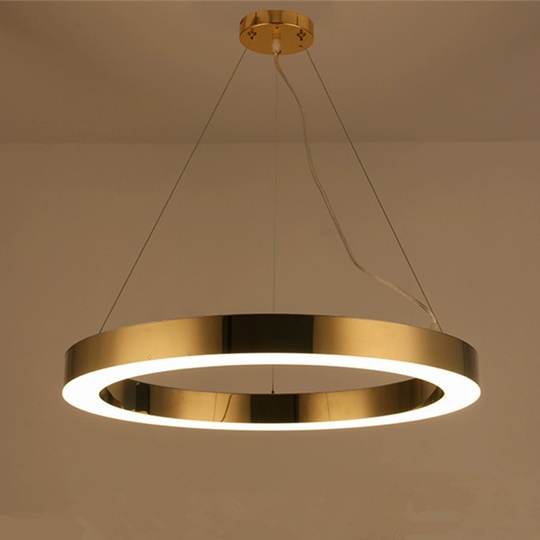 Люстра подвесная, медь, ПММА, CHARLEY 40*5 металл, LED.