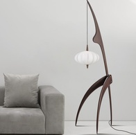 Напольный светильник MAI HE MAI цвета дерево Gustav, E27, 15 Вт