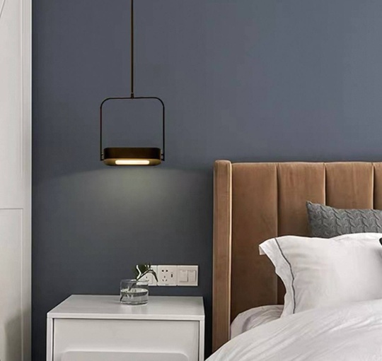 Люстра черная Eloraq, металл, 30*27 см, светодиодная, LED