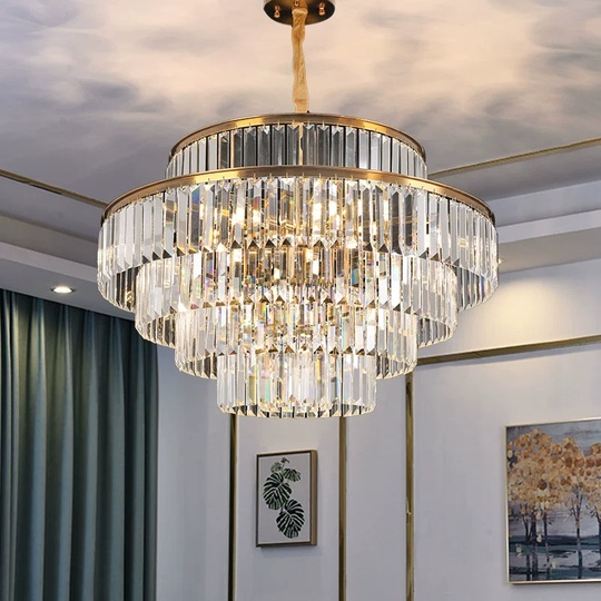 Люстра подвесная, золотой, стекло, AYAL 120*55, металл, E14.