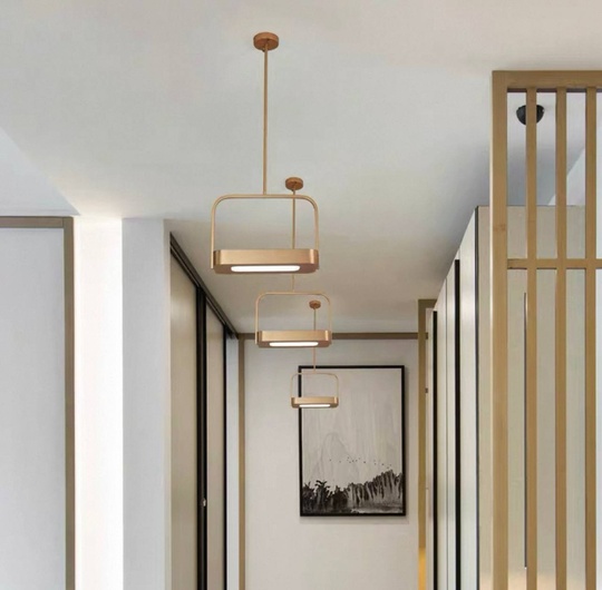 Люстра медная Elexor, металл, 30*27 см, светодиодная, LED