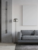 Торшер черный Elorix, 24*135 см, LED, металл, 10 Вт