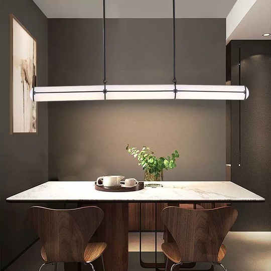 Светильник подвесной, черный, Elurix, металл, 120*10 см, светодиодная, LED