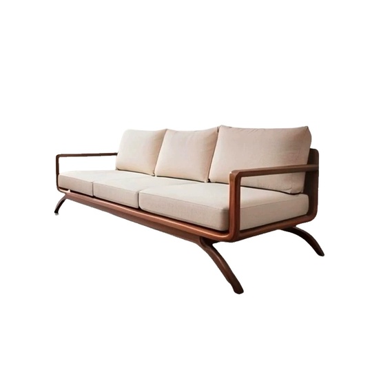 Прямой диван Eleanor ясень, ткань, 240*85*85 см