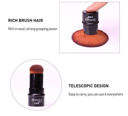 Телескопическая кисть для макияжа Make up beauty