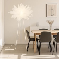 Торшер белый Althera, 65*155 см, LED, металл, 12 Вт